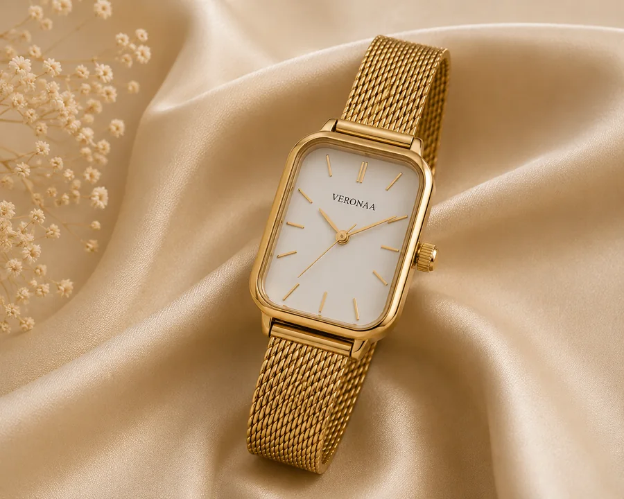 Montre Or Mesh